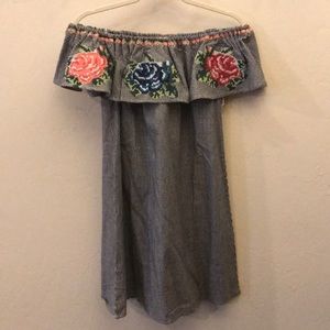 Off the shoulder summer dress